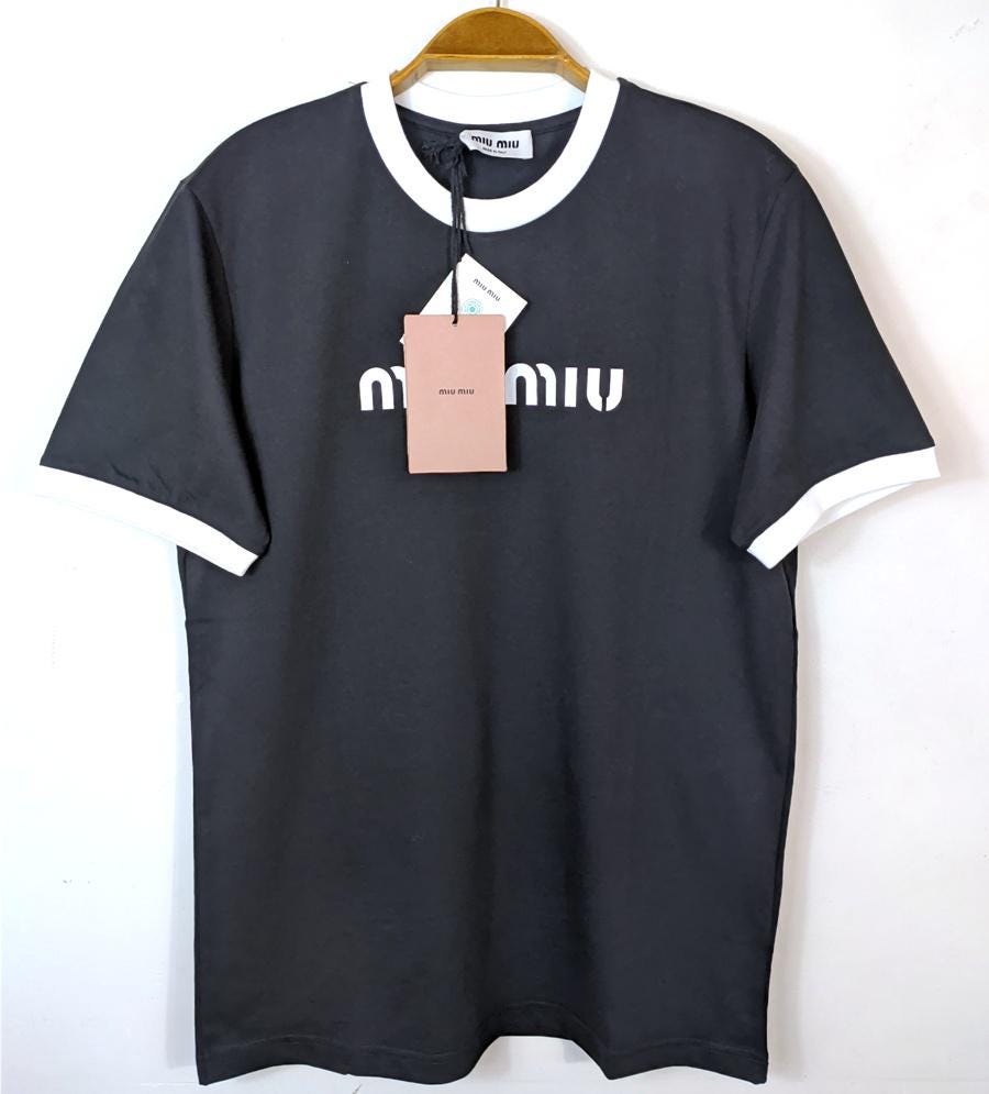 トップス MIU MIU piping shirt Archive Vintage Miu Miu Shirt - Etsy