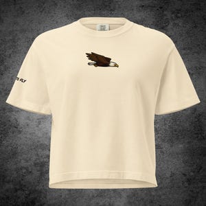 Eagle Shirt For Women Heavyweight Graphic Tee Unisex Eagle T Shirt Soaring Eagle Graphic Shirt Wildlife Nature Gift For Him Her Box Fit Tee