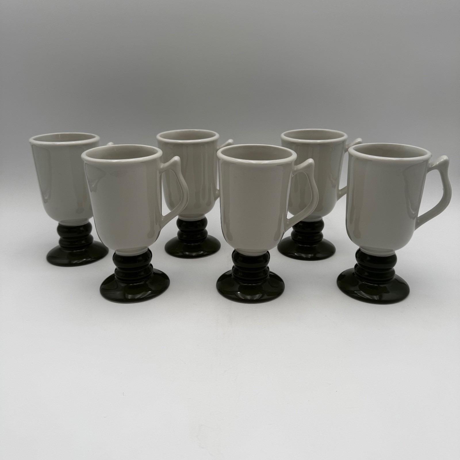 amazon cobalt blue glass coffee mugs A full set of six cobalt blue apothecary mugs