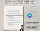 Real Estate Agent Marketing Brochure | Why Partner With Me Template (Canva Editable)