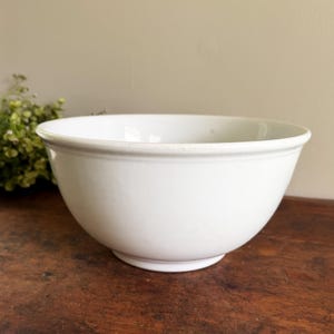 Antique Ironstone Bowl | 1800s English Farmhouse