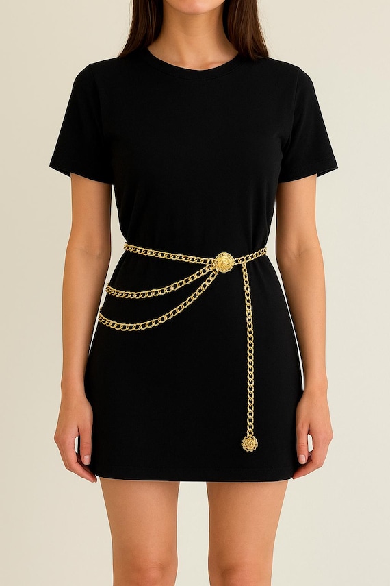 Elegant Gold Chain Belt GINZA GOLD THIN CHAIN BELT | CULT MIA | Silvia Gnecchi main image 3