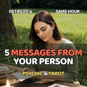5 messages from your person, tarot reading, love message reading, channeled messages, love reading, twin flame reading, psychic reading