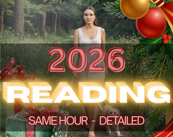 Lectura psíquica para el Año Nuevo 2026, pronóstico energético anual, guía del tarot para el amor, la carrera y el camino de la vida.