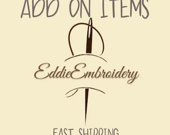 Custom Embroidery Add-On: Chest, Sleeve, Back, Hood