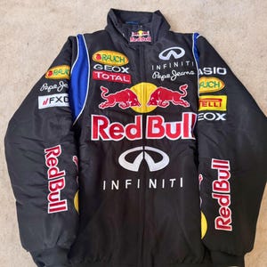 Red bull racing jacket - Etsy 日本