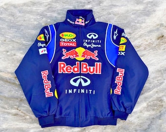 Adult F1 Vintage Racing Redbull Performance Racing Jacket