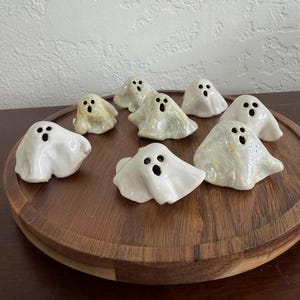 Handmade Ceramic Ghost Figurine