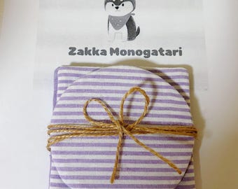 Japanese Handmade Coaster | Coffee Cup Coaster| Coaster Gift Set | Tea Cup Mug Coaster| Coffee  Cup Coaster