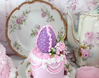 Beautiful Pink Princess Faux Cake Roses - Marie Antoinette Love Shack ...