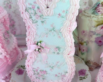 Beautiful Pink Princess Faux Cake Roses - Marie Antoinette Love Shack ...