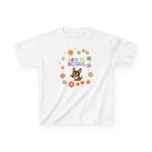 Back to School T-Shirt     Cute Dog Design for Kids
