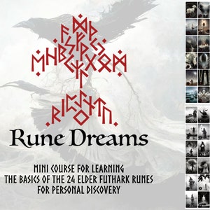 Znaczenia run dla kart runicznych Rune Dreams - cyfrowy mini kurs do nauki starszego futharku do wróżenia i odkrywania siebie