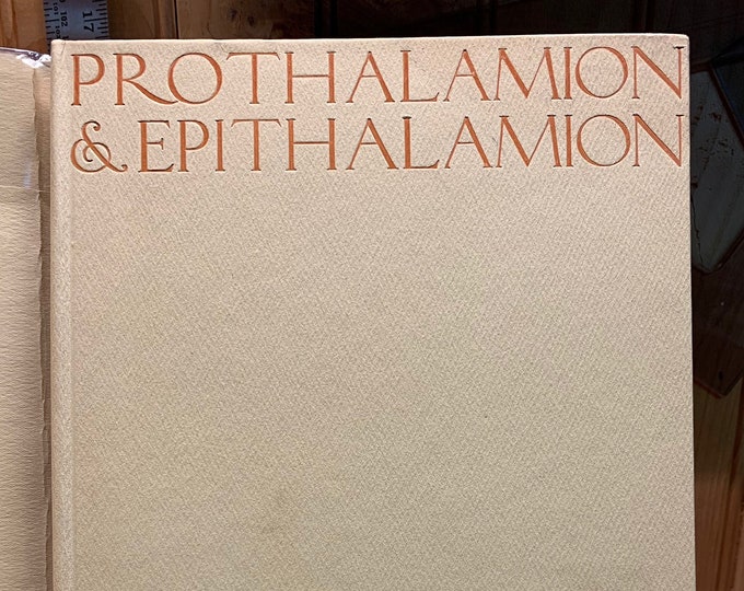 Prothalamion : Epithalamion – Bruce Rogers/Riverside Press