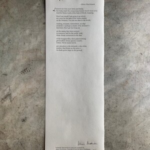 A March handset letterpress poetry image 2