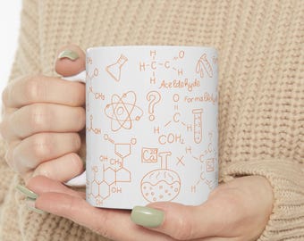 Chemistry Science Mug | Chemist Ceramic Mug l Chemistry Lab Coffee Mug l STEM Student Gift Mug l Chemistry Lover Mugs