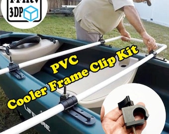 Kayak / Canoe PVC Cooler Frame Clip Kit – 3/4" PVC Outrigger / Stabilizer System