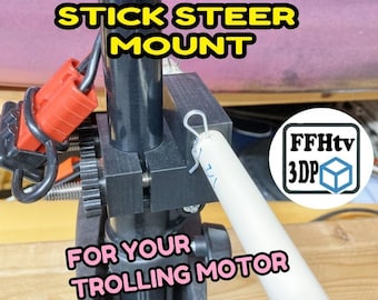 Stick Steer Mount for Your Clamp Mounted Kayak Trolling Motor