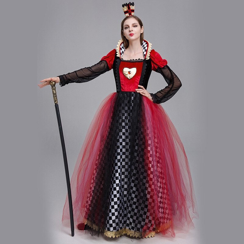 Schachkönigin Kostüm für Frauen Halloween Party Kostüm Schach