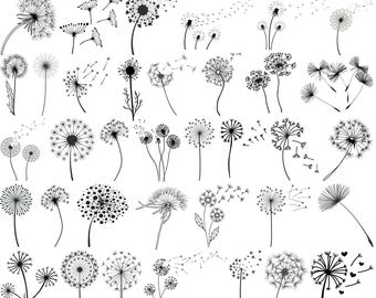 Dandelion SVG Bundle, Blow Me, Just Breathe (Digital Download)
