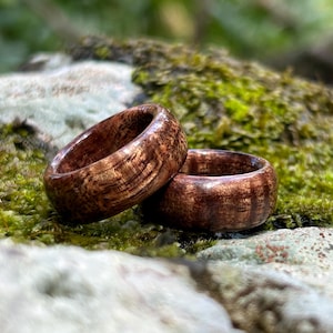 Handmade Hawaiian Koa Wood Ring