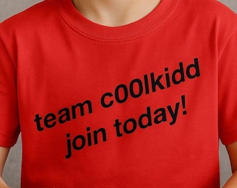 Team c00lkidd Join Today, Roblox, Hacker, Forsaken, Gamer Apparel, Gaming T-Shirt for Gamers, Unisex Tee
