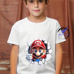 Super Mario Birthday Shirt: Matching Family Party Tee