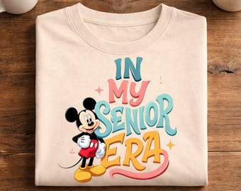 Mickey Mouse Senior Era Shirt | Class of 2026 Tee | Graduation Year Gift