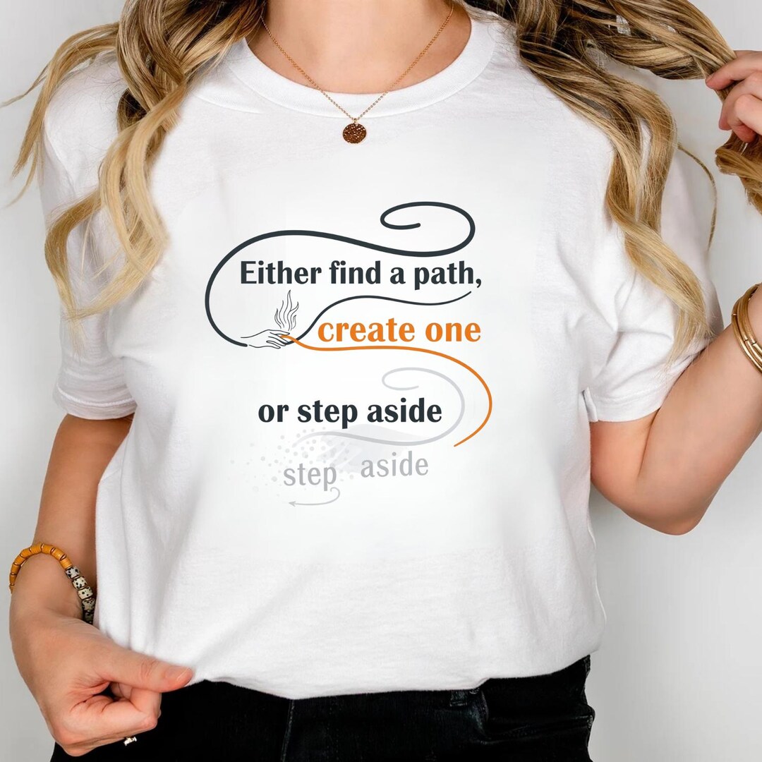 Find Your Path Motivational T-shirt: Minimalist Graphic Tee - Etsy