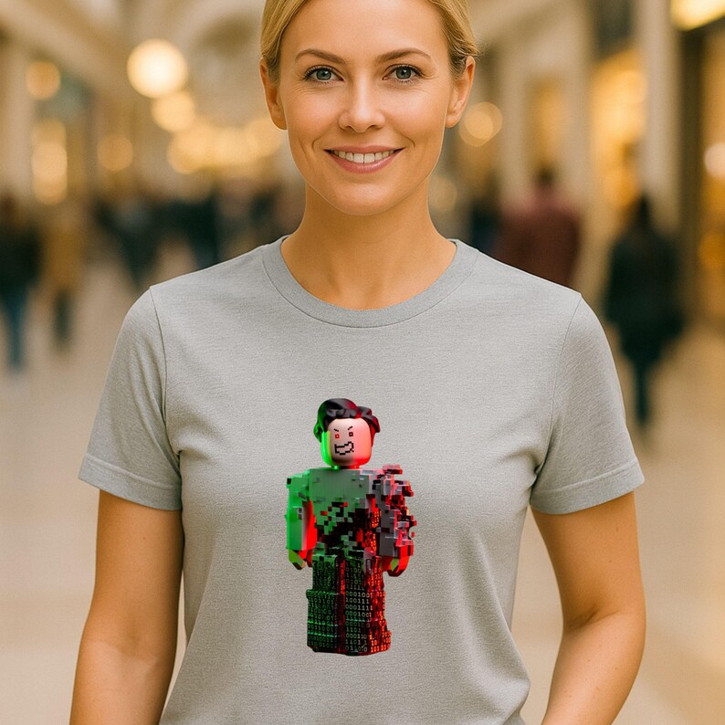 Roblox Binary Code Glitch Roblox Avatar Shirt | Binary Code Corrupted Tee | Digital Gamer ...