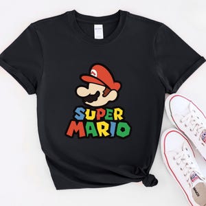 Super Mario Birthday Shirt: Matching Family Party Tee
