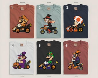 Super Mario Family Matching Shirt: Mario & Friends Party Tee