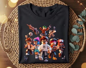 Eat Sleep Roblox Repeat Crewneck: Gamer Shirt for Kids