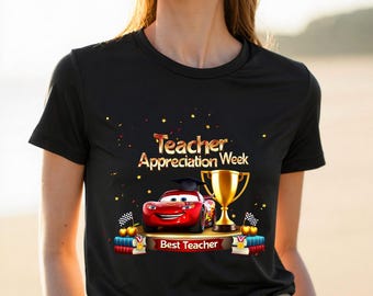 Lightning McQueen Teacher Shirt | Cars Teacher Appreciation Tee | Best Teacher Gift