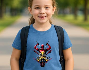 Deadpool & Wolverine Movie Shirt – Retro Superhero Graphic Tee