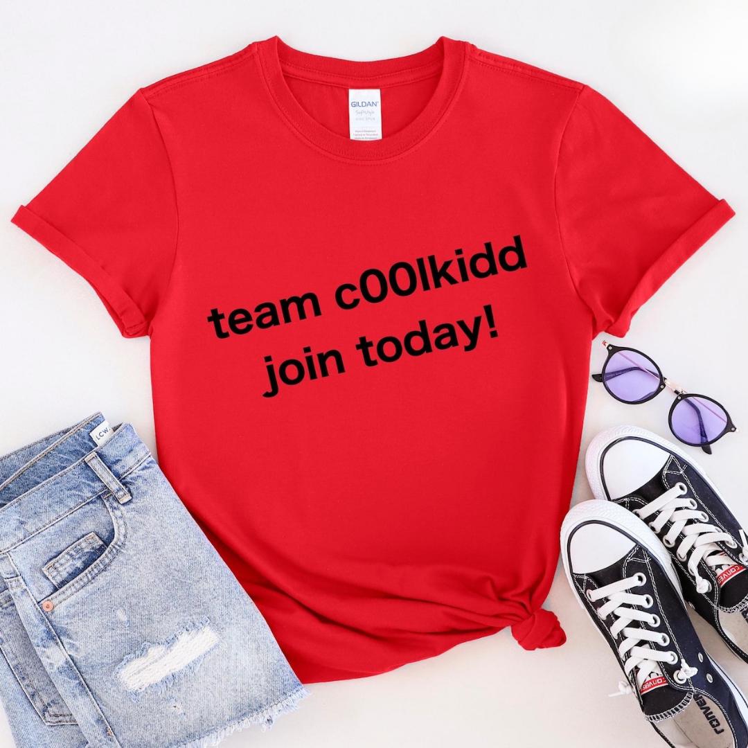 T-shirt C00lkidd – Rejoins L’équipe ! Design Rouge Gaming Pour Les Fans De Jeux Fun