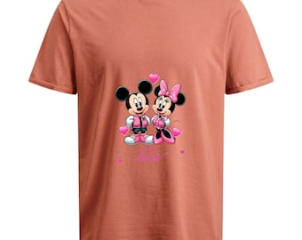 Comfort Colors Mickey and Minnie Mouse Family Vacation T-Shirt