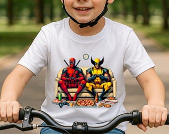 Deadpool Wolverine Gaming Shirt – Funny Superhero Gamer Tee