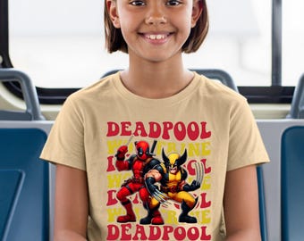 Deadpool Wolverine Superhero Shirt – Funny Comic Duo Tee