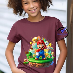 Super Mario Birthday Shirt: Matching Family Party Tee