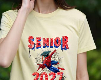 Spiderman Senior 2027 Shirt | Class Of 2027 Graduation Tee | Hero Grad Outfit