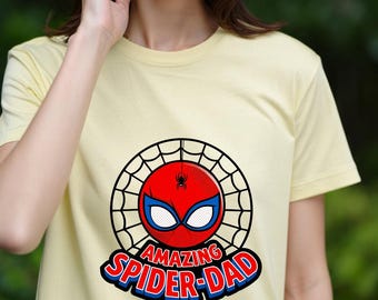 Amazing Spider-Dad Shirt, Spiderman Father's Day Tee, Superhero Dad Gift, Retro Comic Dad
