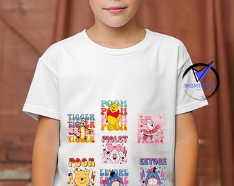 Winnie The Pooh Shirt, Pooh And Friends Tshirt, Pooh Bear And Co Tee, Disney Pooh Shirt, Pooh T-Shirt, Winnie The Pooh, Gift For Kids