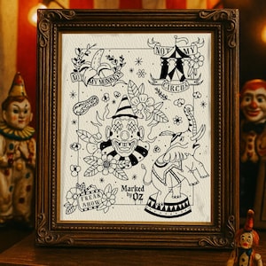 Monkey flash tattoo - Etsy 日本