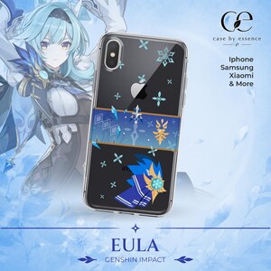 Genshin Impact Eula Essence-telefoonhoesje voor iPhone Samsung Android