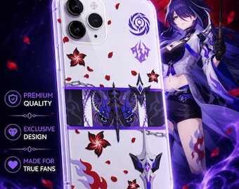 Capa de celular Honkai Star Rail Acheron Essence HSR para iPhone Samsung Android