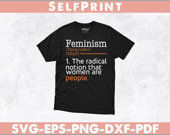 Feminism Definition Feminist Definition Funny svg