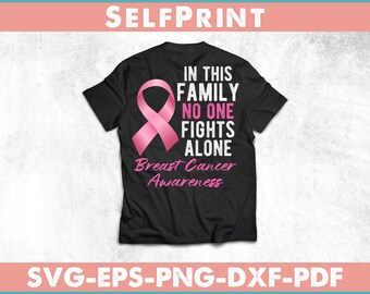 In This Family No One Fight Alone Breast Cancer Survivor