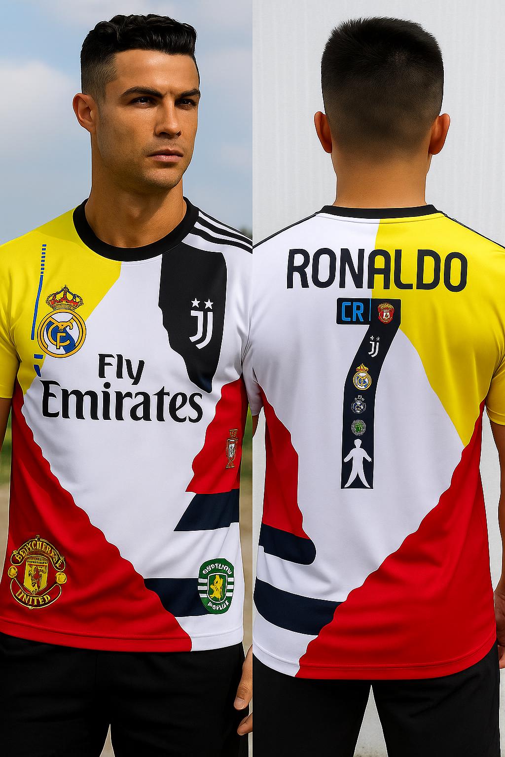 CR7 Ultimate Legacy Soccer Jersey – Cristiano Ronaldo Tribute – All Clubs Edition