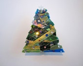Green Christmas Tree Votive